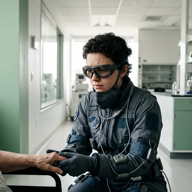 Kombinezon symulujący wiek osób starszych