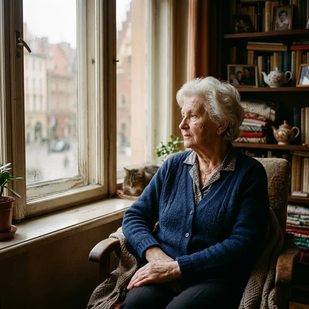 Opieka po udarze we Wrocławiu — Historia: Pani Halina (78 lat) i córka z Warszawy