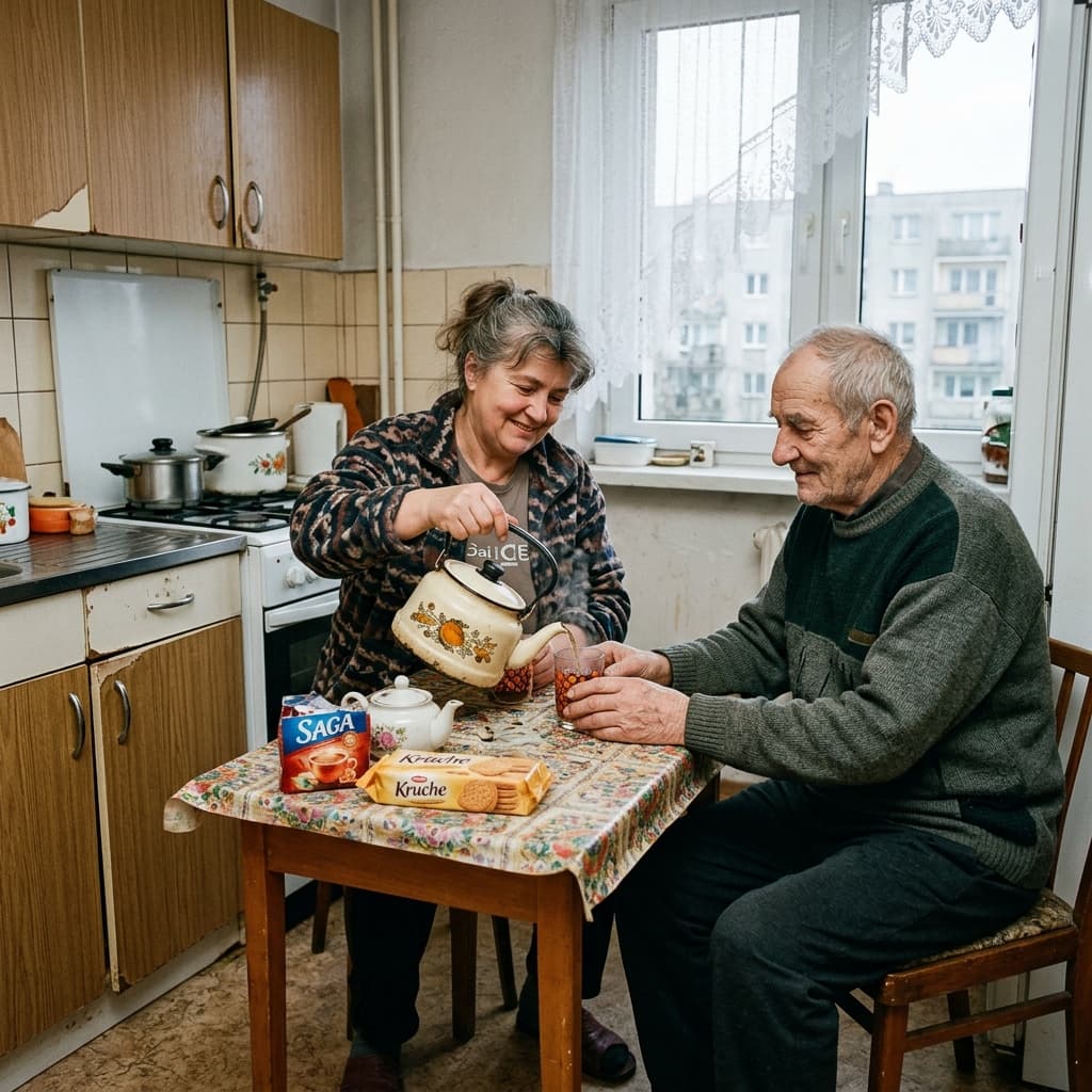 Opieka bytowa w bloku z wielkiej płyty – Historia: Tadeusz i Zofia z poznańskich Rataj
