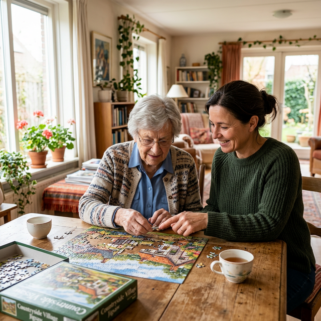 Kluczem jest aktywizacja umysłowa osoby dotkniętej demencją